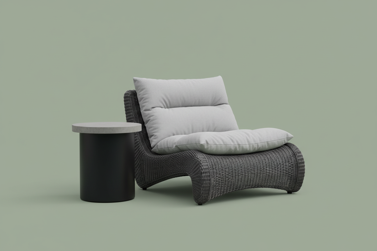 need img for outdor furnitur with solid background color